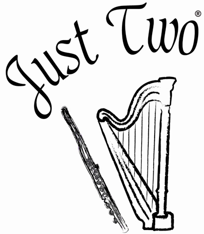 Just Two Flute and Harp Duo logo